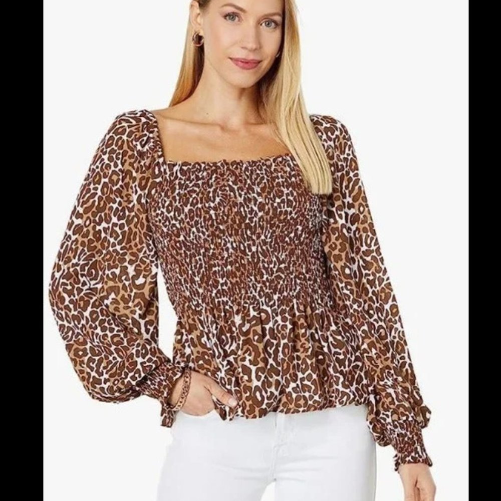 Lilly Pulitzer Demi Long Sleeve Smock Top